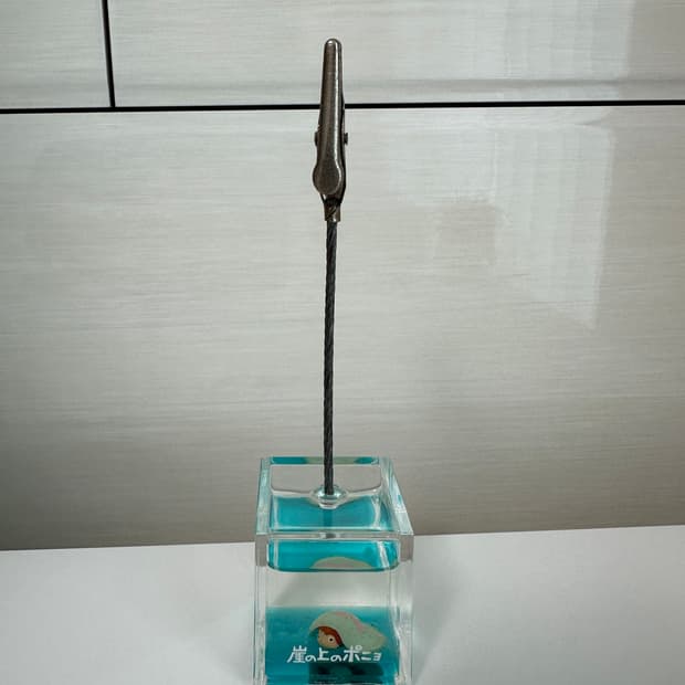 지브리 벼랑위의 포뇨 아쿠아 메모 홀더판매해요