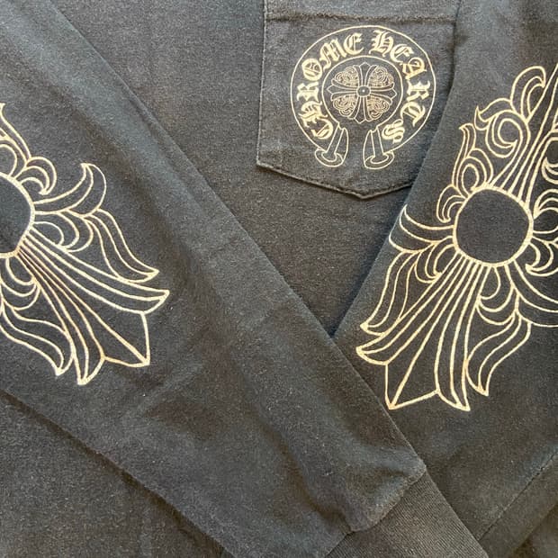 90s vintage chrome hearts long sleeve L