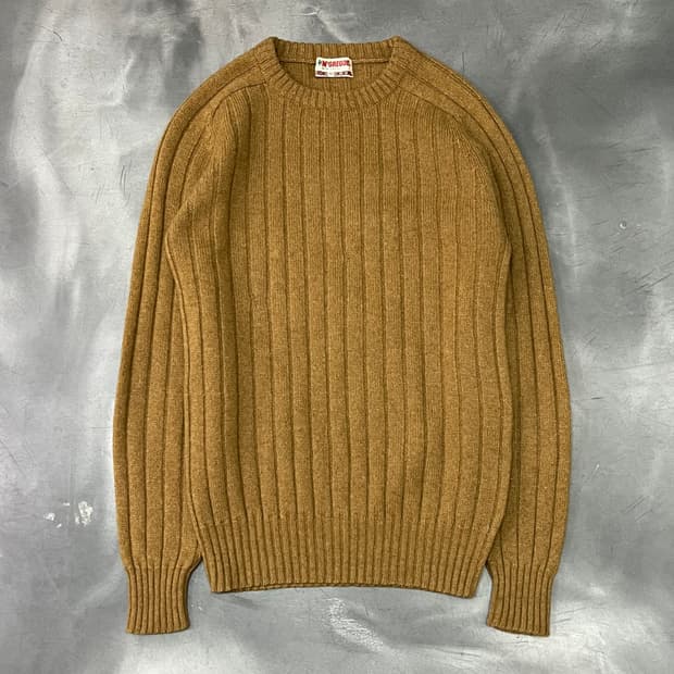  맥그리거 암패치 골지 니트 y15554