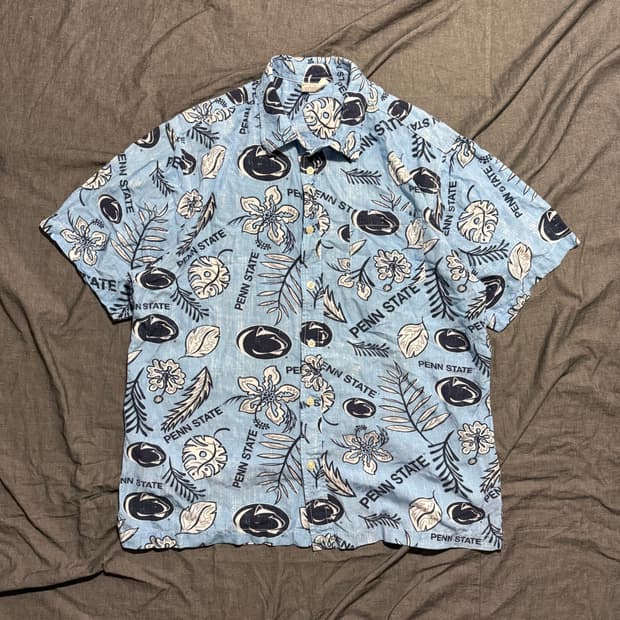 Wes & Willy Penn State Floral S/S Shirts