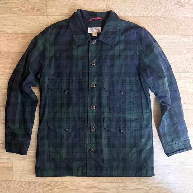 FILSON 블랙워치 왁스드 코튼 자켓 / 헤리티지 / 남성 M(105)