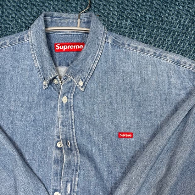 슈프림 데님셔츠