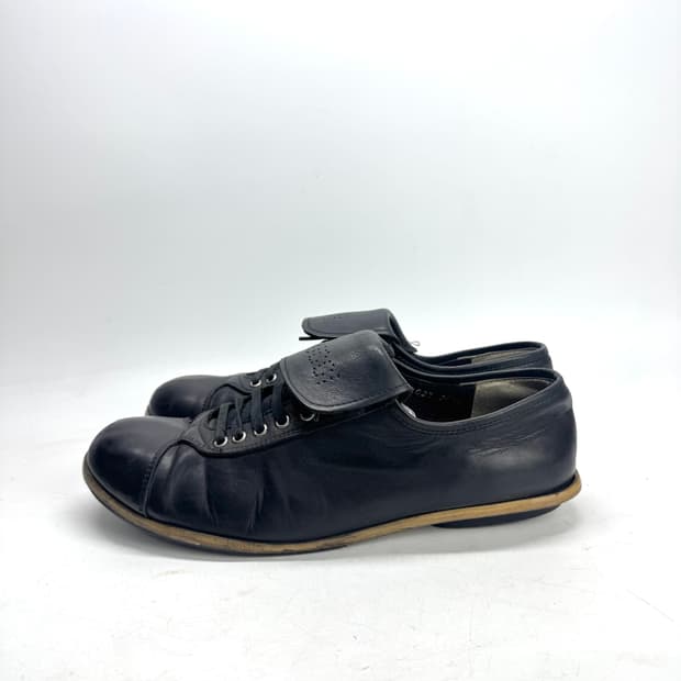 265) GUCCI 구찌 블랙 레더 스니커즈