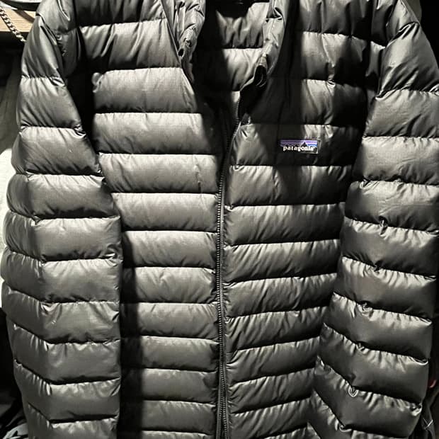 파타고니아 다운 스웨터 맨