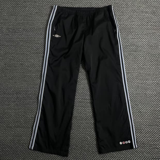 엄브로 잉글랜드 국대 레트로 우븐 와이드 트랙 팬츠 o 3924