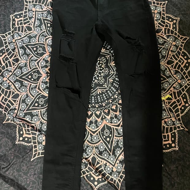 하이퍼데님 젯블랙 무파진