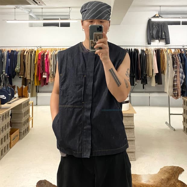 COS denim vest 코스 데님 베스트