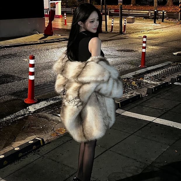 코벳 퍼자켓 아이보리 (easy_yun 착용)