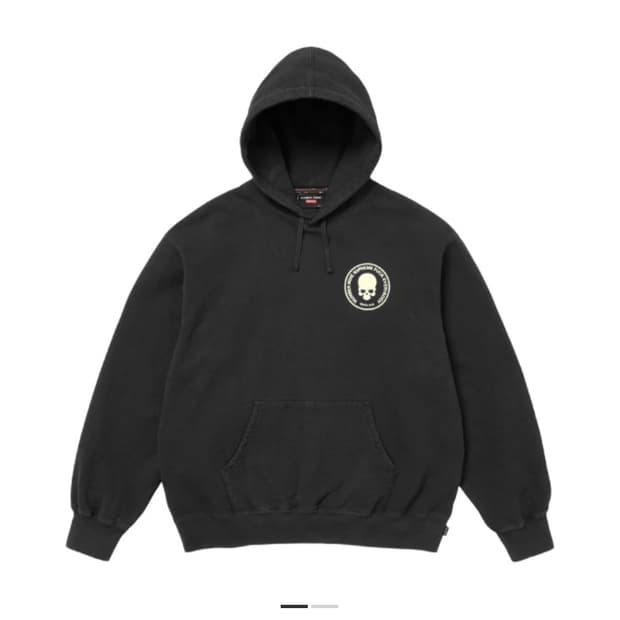 슈프림 x 넘버나인 후드 블랙 xl