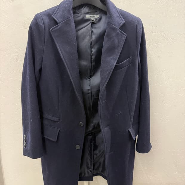 DKNY 네이비 남성 코트 S