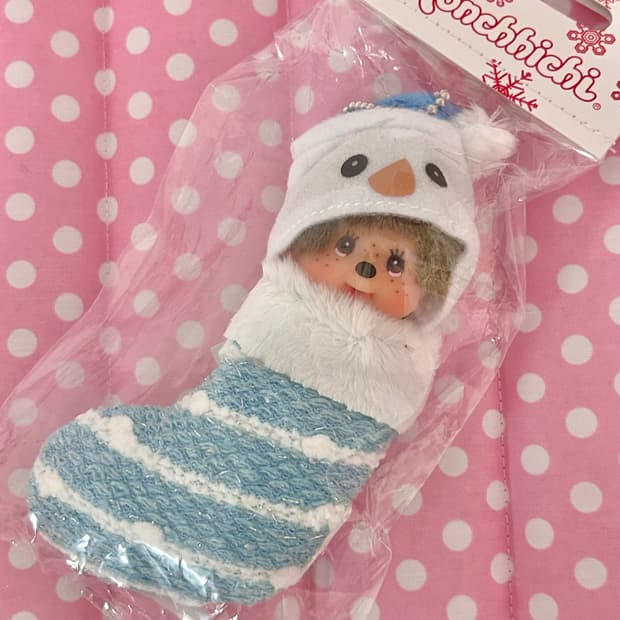 [정품/세트할인] 눈사람 몬치치 크리스마스 오너먼트 키링 / 양말인형