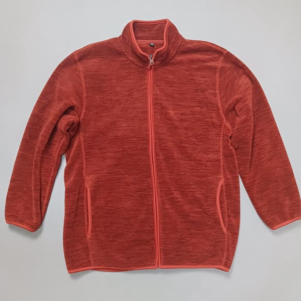 [XL] 유니클로 멜란지 플리스 집업 자켓