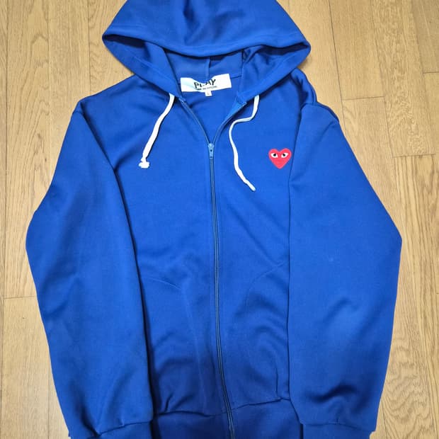 (정품) 꼼데가르송 후드집업 L (명품 후드티 남성 여성 티셔츠)