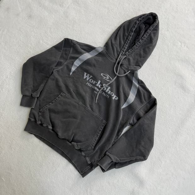 S 트래블 워크샵 피그먼트 후드티 0320T