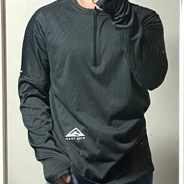 나이키 트레일 러닝 하프 집업티