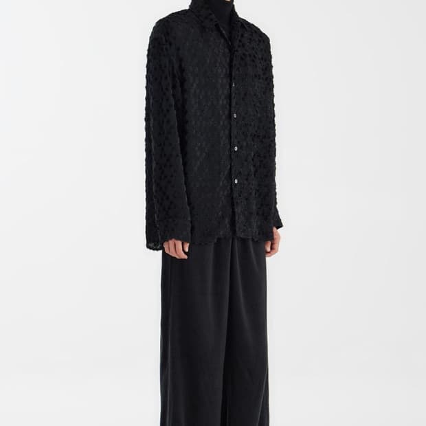 Youth 23fw Open-collar shirt M