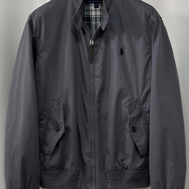폴로 랄프로렌 모스그레이 코튼트윌 해링턴 바라쿠타 자켓
