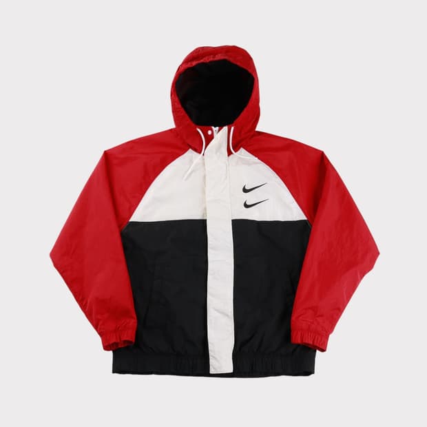 [L] 나이키 더블 스우시 우븐 후디자켓