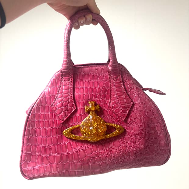 비비안웨스트우드 orb 야스민백 가방 핑크