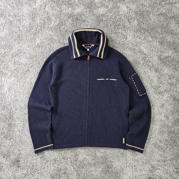 ARMANI JEANS 집업 니트 자켓
