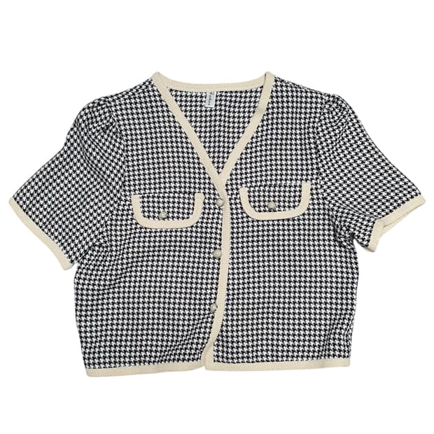 ✨ (바배) 트위트 반팔 가디건 