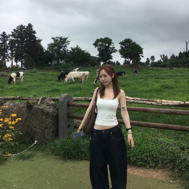 아워캐비넷 생지 데님