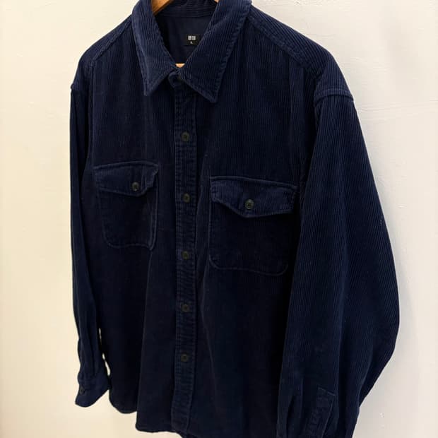 유니클로 코듀로이 자켓/셔츠 