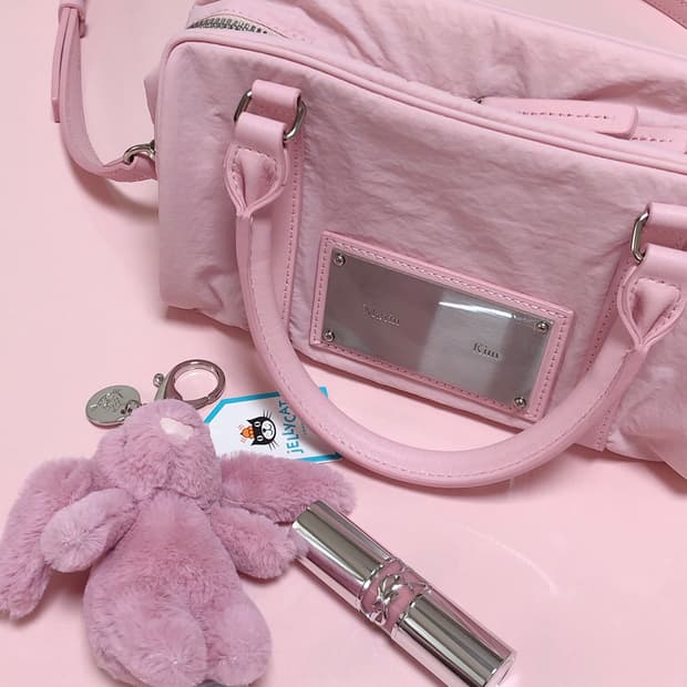 마뗑킴 베이비 토트백 핑크 단종색상