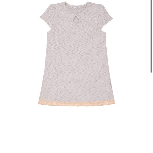콜로신스 WEIRD DROP TOP DRESS LIGHT GRAY
