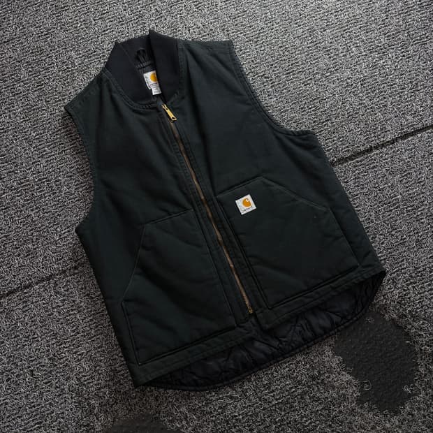 칼하트 V01 워크웨어 펌 덕 인슐레이티드 베스트 3895