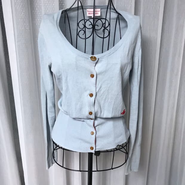 비비안웨스트우드 오브 자수 가디건