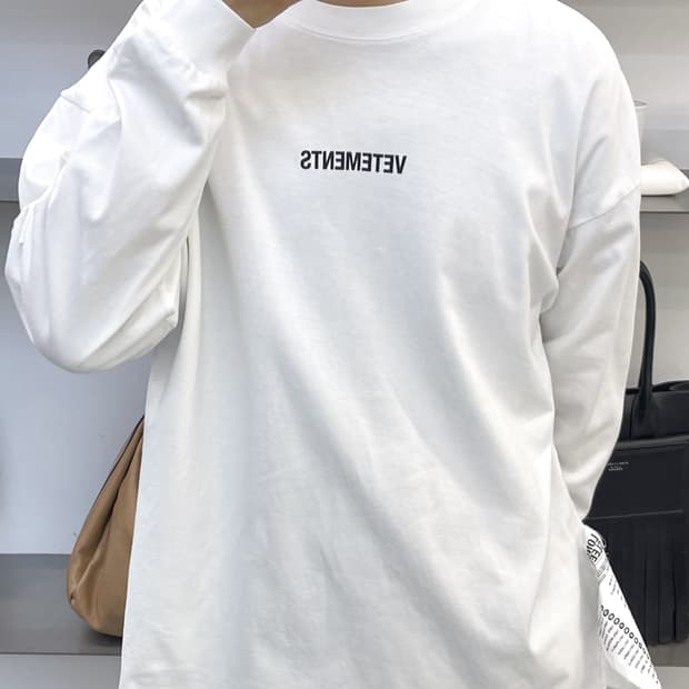 베트멍 리싯 로고 L/S 티셔츠 