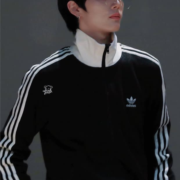 [명재현, 태산 착용] 아디다스 와플져지