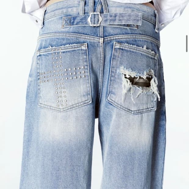  2000아카이브스 와이드 데님 SNYDER WIDE DENIM (BLU