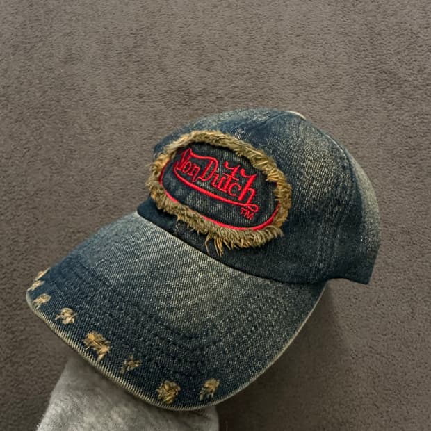 본더치 빈티지 데님 캡 처분 