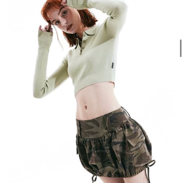 스컬프터 카모 벌룬스커트