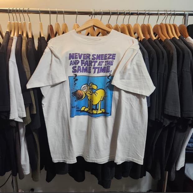 90s mother goose and grimm 카툰 티셔츠