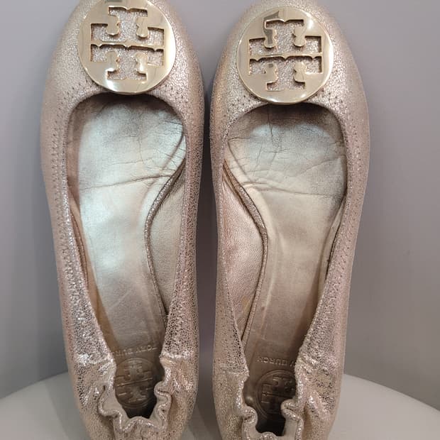 토리버치 골드 플랫 슈즈 11M 275사이즈