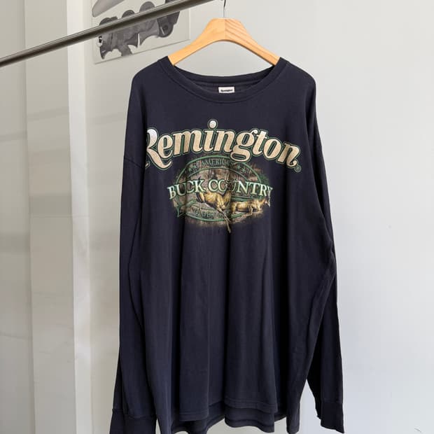REMINGTON 프린팅 롱슬리브 