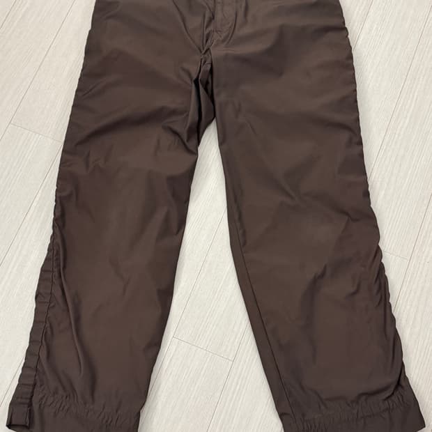 kolor 컬러 퍼커링 팬츠 브라운 2사이즈