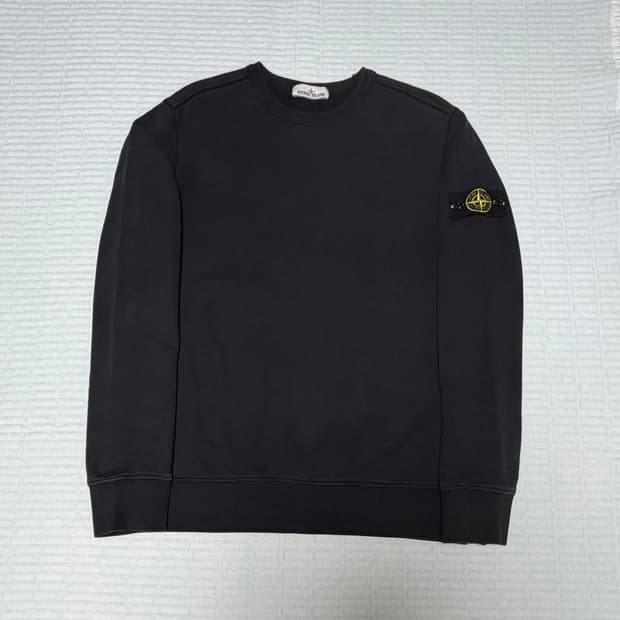 [XL size] 스톤아일랜드 맨투맨 블랙