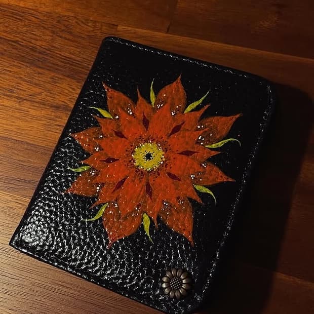 플레더 핸드메이드 지갑 (메리골드)