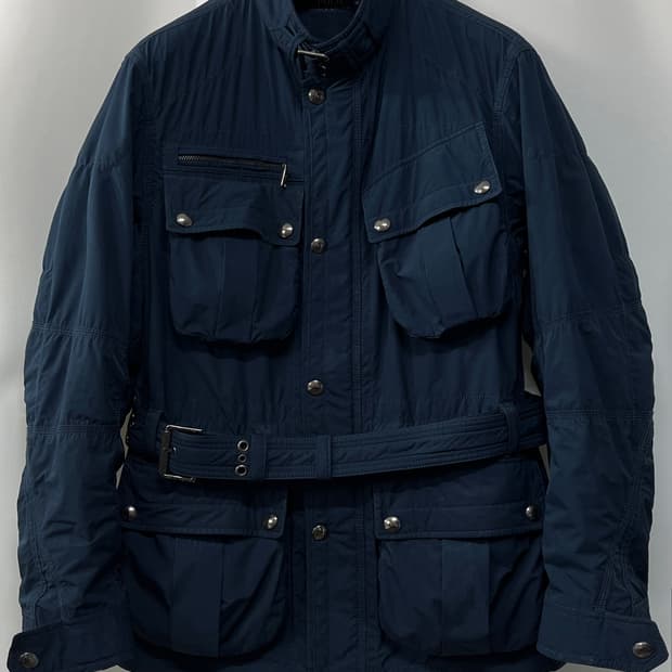 폴로 랄프로렌 모토사이클 유틸리티 벨티드 바이커 자켓