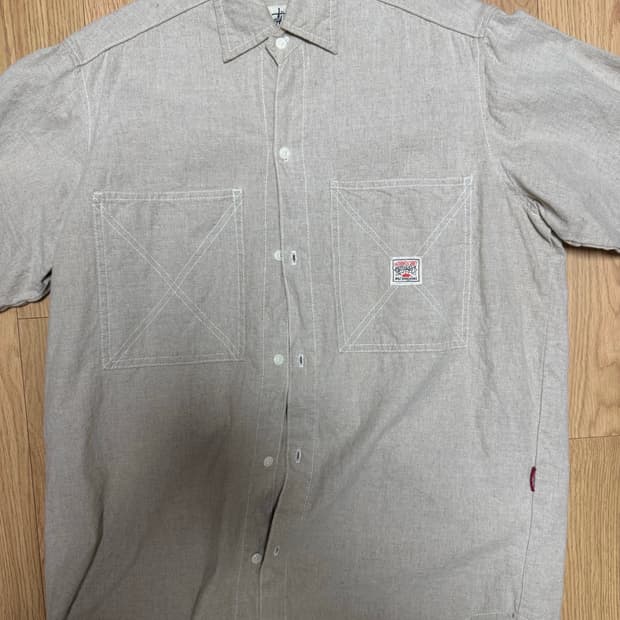 90s 스투시 크라운택 셔츠 