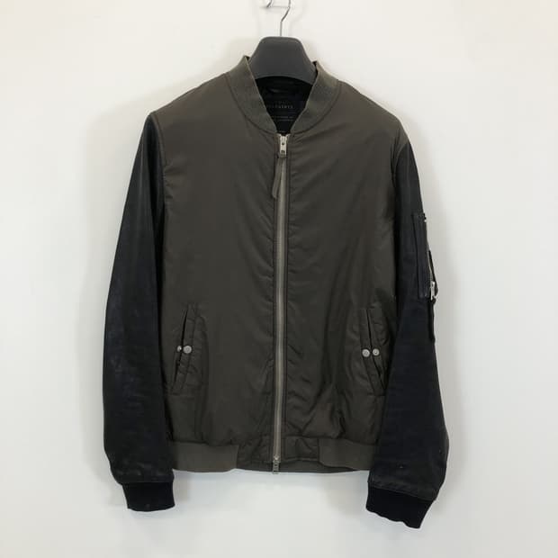 올세인츠 레더 블루종자켓 M