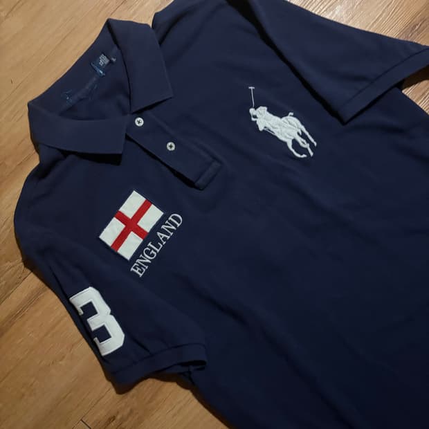 폴로 빅포니 치프키프 잉글랜드 카라티 반팔 xl