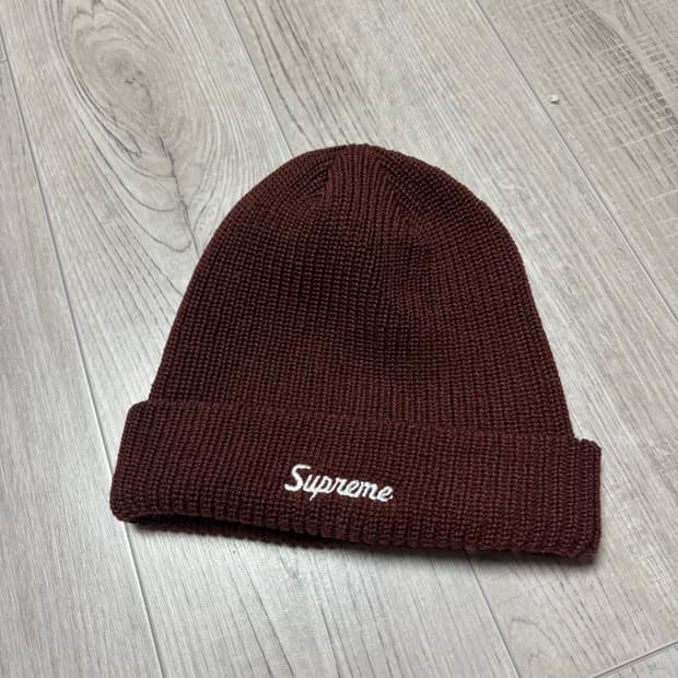 [os] 슈프림 루즈 게이지 비니 브라운 24fw