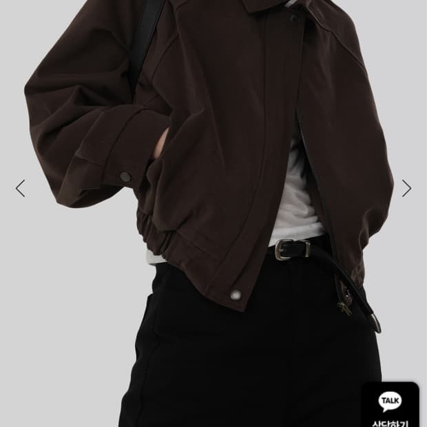 어텀 [made]래글런점퍼 브라운 새상품 
프리사이즈