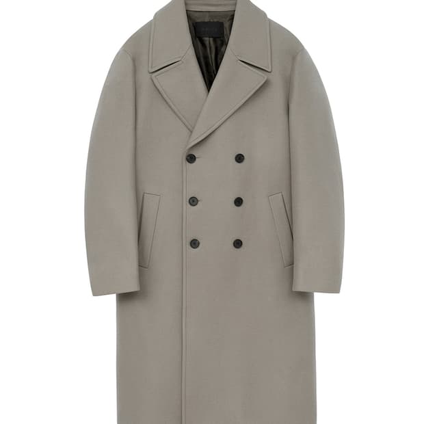 인사일런스 MTR 프리미엄 더블 브레스티드 코트