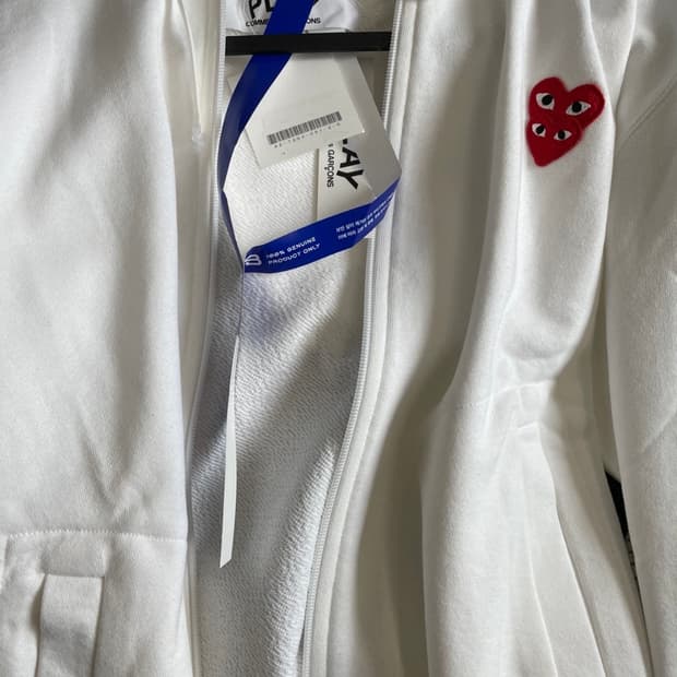 꼼데가르송 더블하트 L사이즈